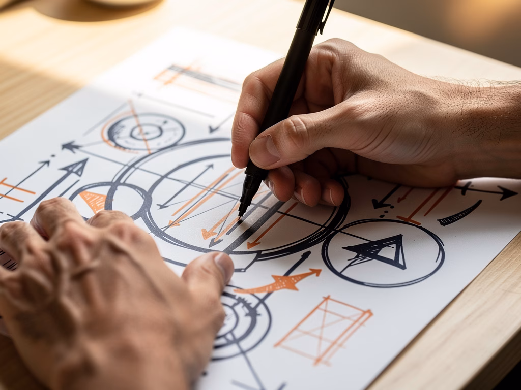 Inserida após a seção sobre definição de papéis e responsabilidades, para ilustrar o trabalho colaborativo de estruturação inovação corporativa